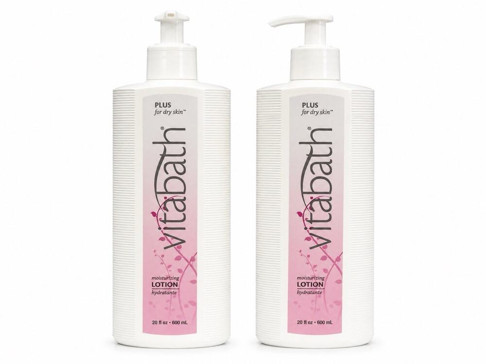 Vitabath Moisturizing Lotion Plus Dry Skin & Orchid Intrigue 20 fl oz 2 Pack